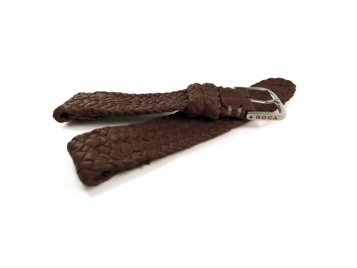Brown leather watch strap - BOCA MMXII - Official website
