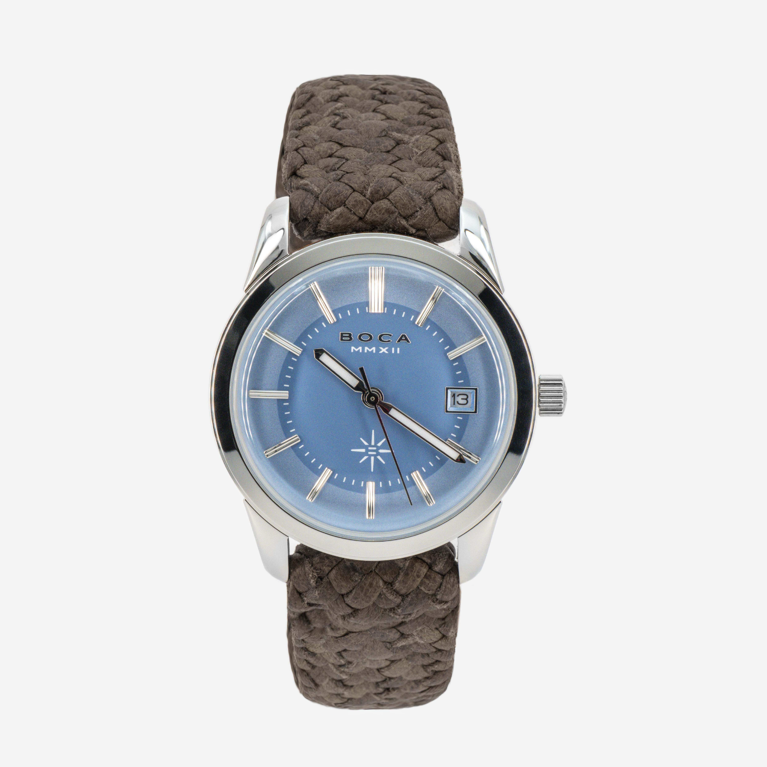 Heritage Light Blue with Brown Wristband