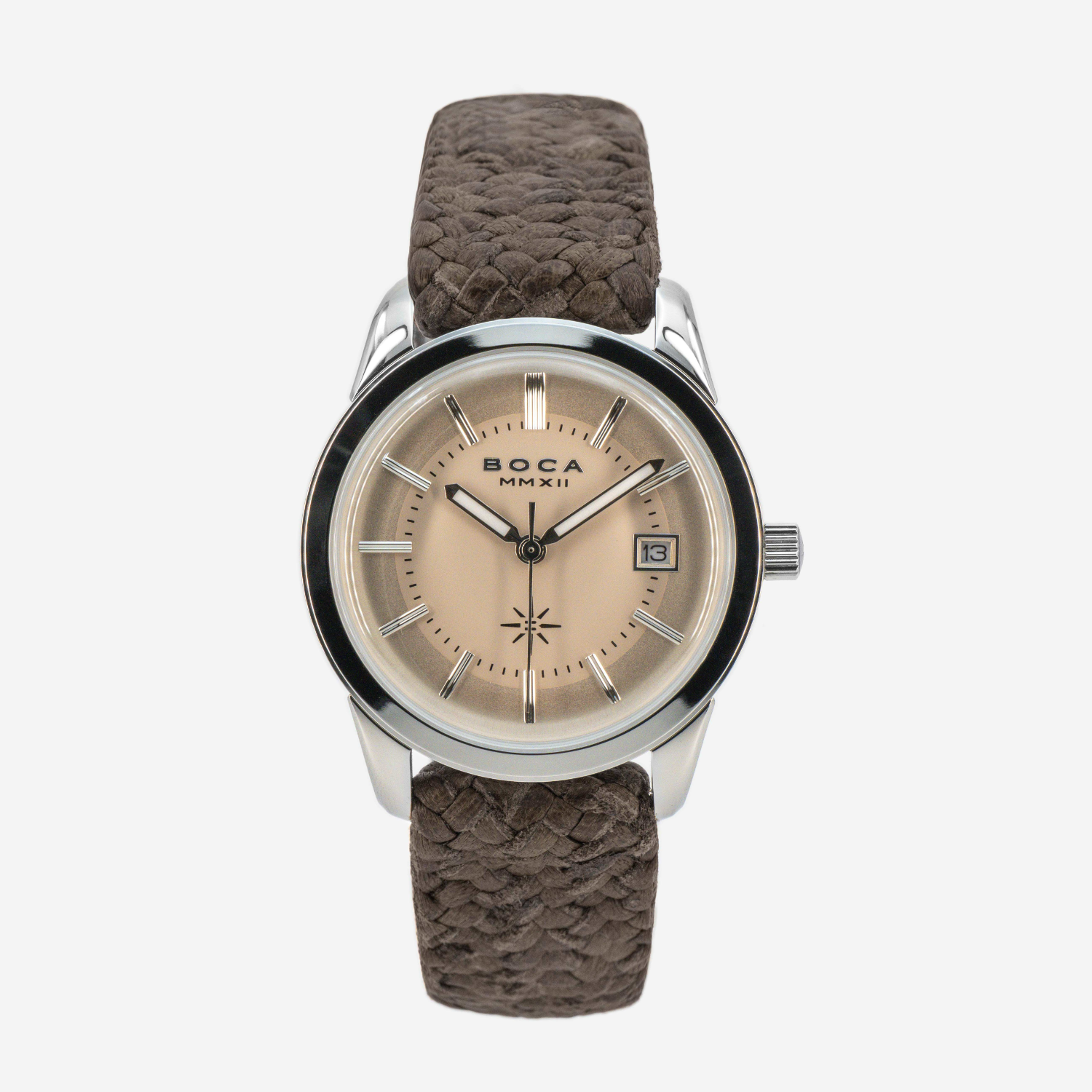 Heritage Ivory with Brown Wristband