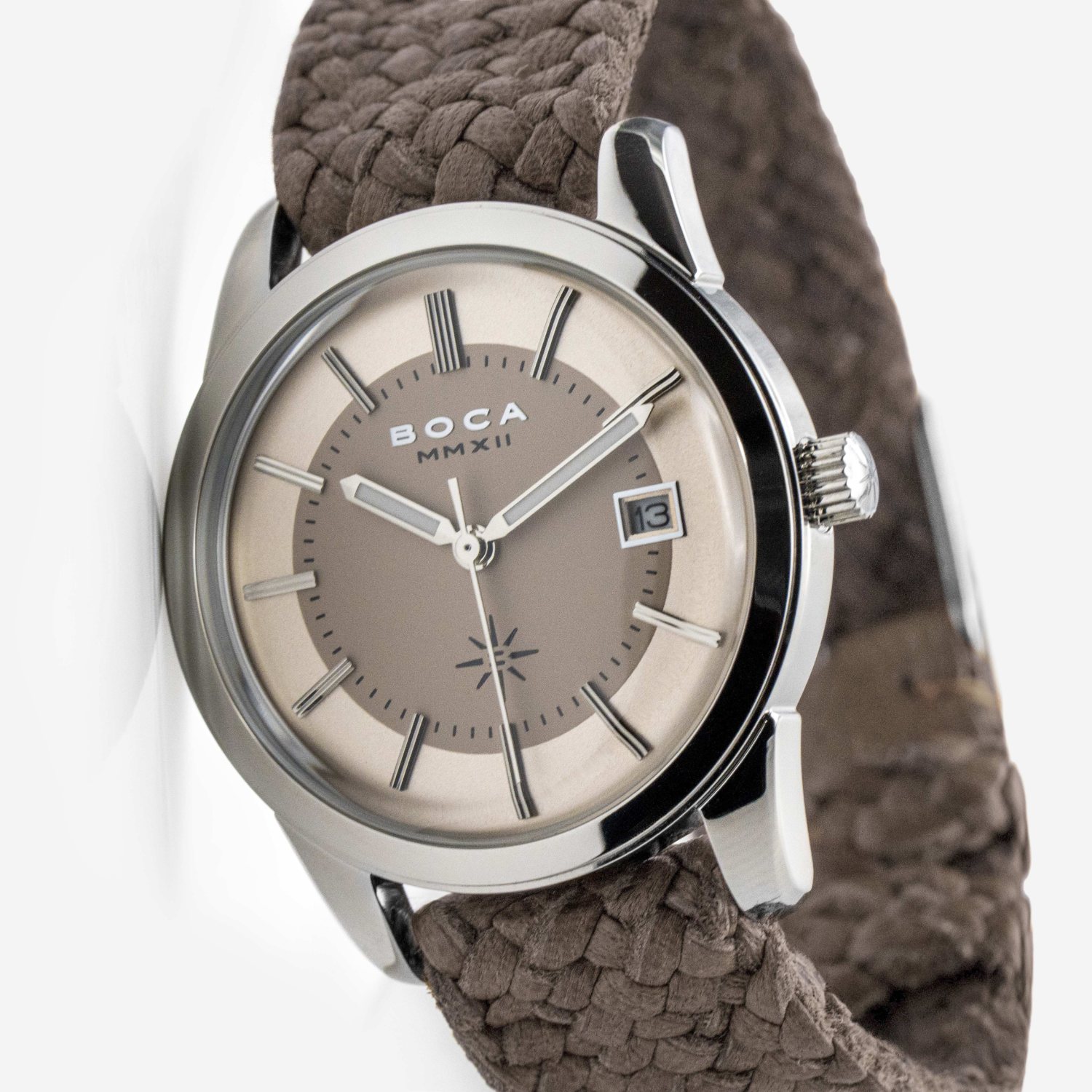 Heritage Ivory with Brown Wristband