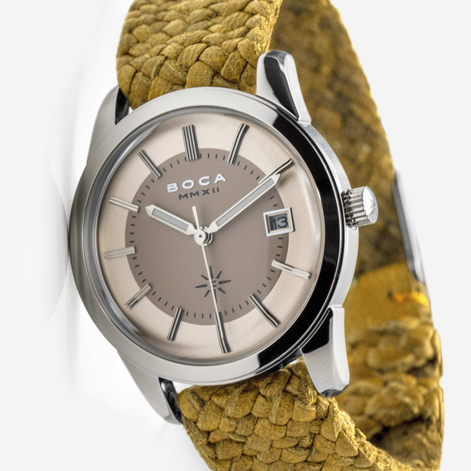Heritage Ivory with Camel Wristband
