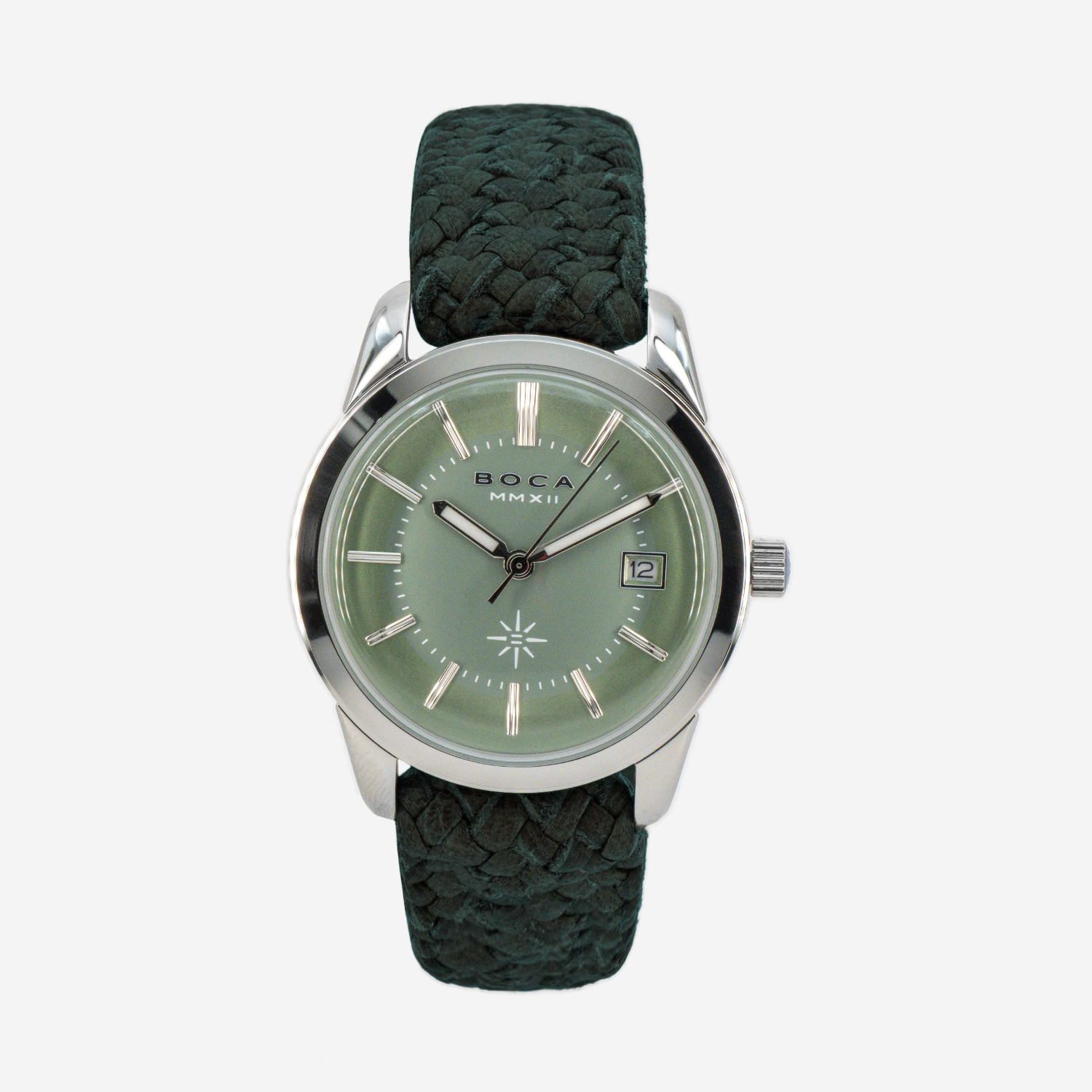 Heritage Sage with Forest Green Wristband