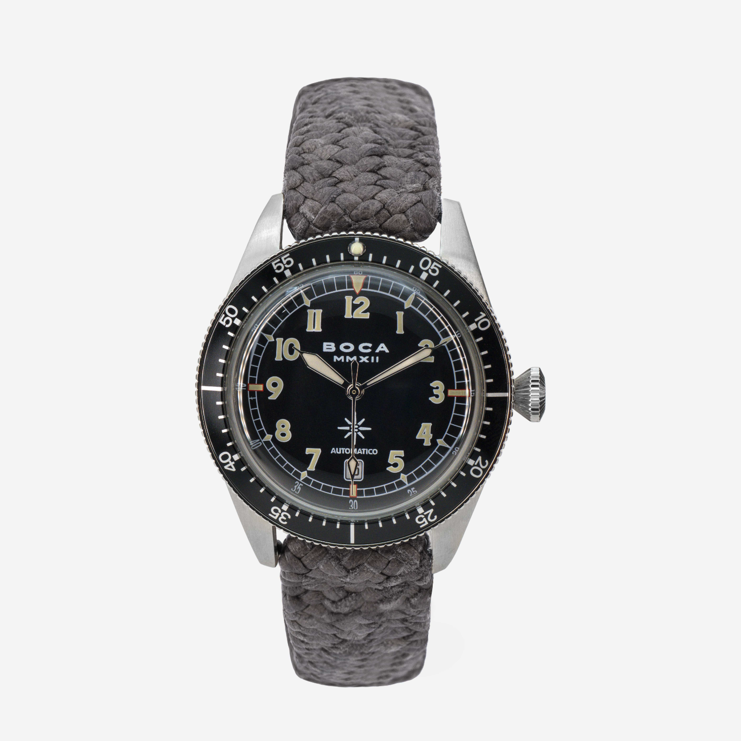 Coiba Automatic Black with Grey Wristband