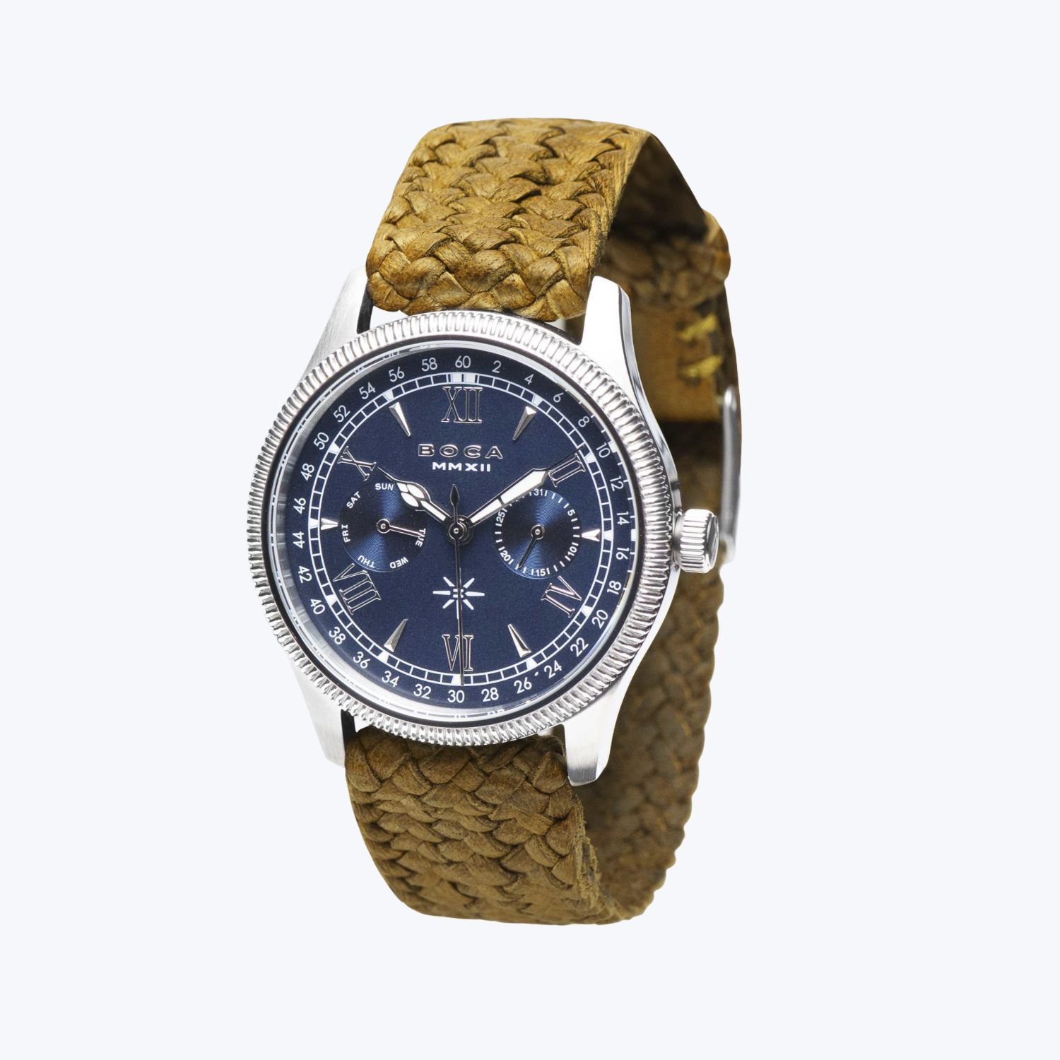 Imperiale Blue with Camel Wristband