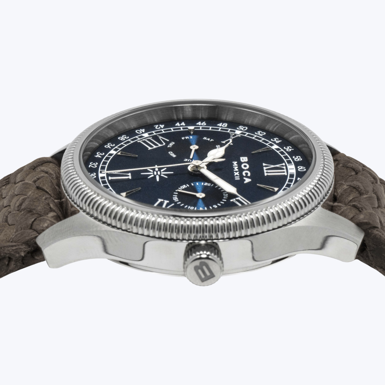 Imperiale Blue with Brown Wristband