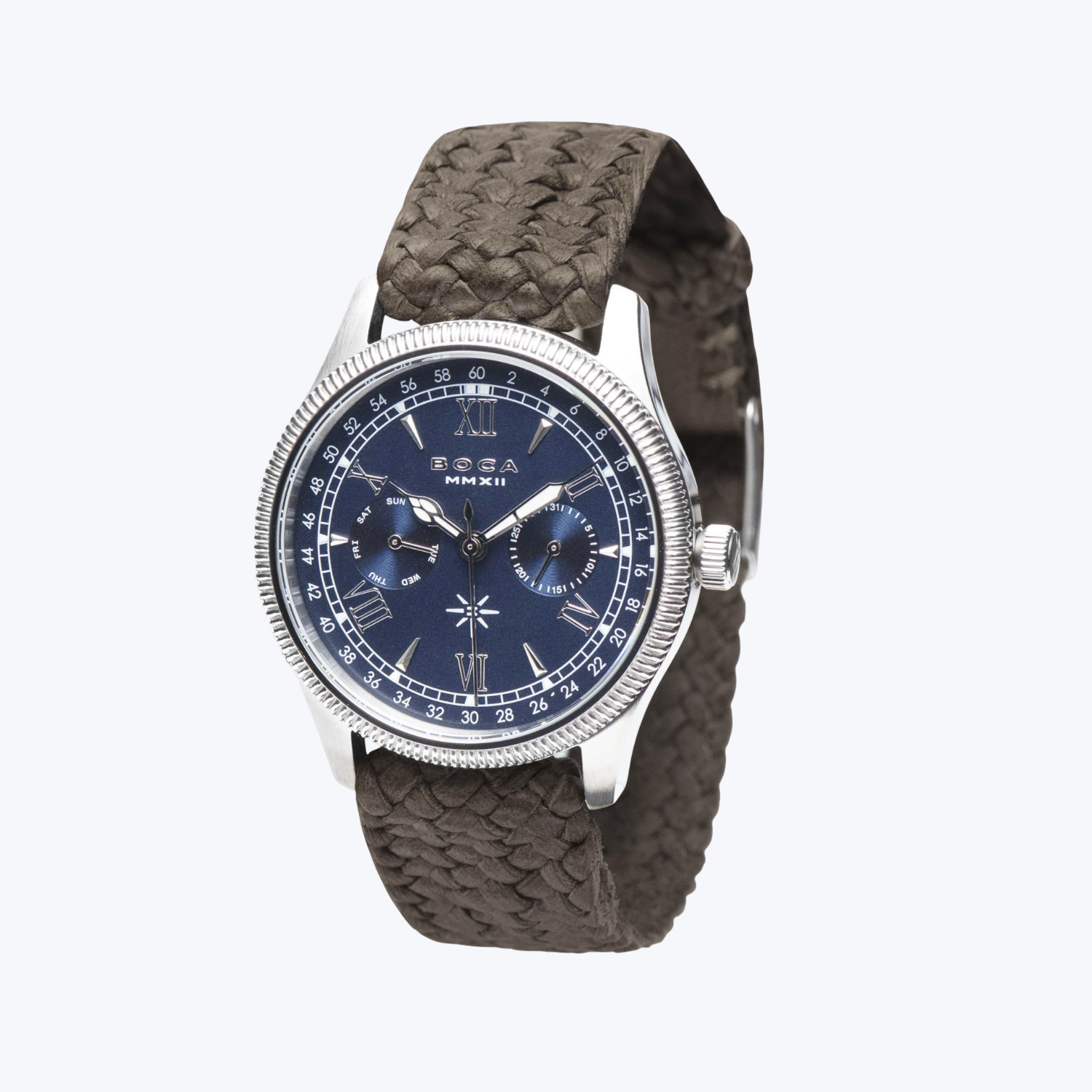 Imperiale Blue with Brown Wristband
