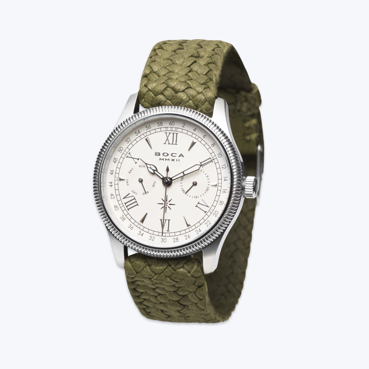 Imperiale Ivory with Olive Wristband