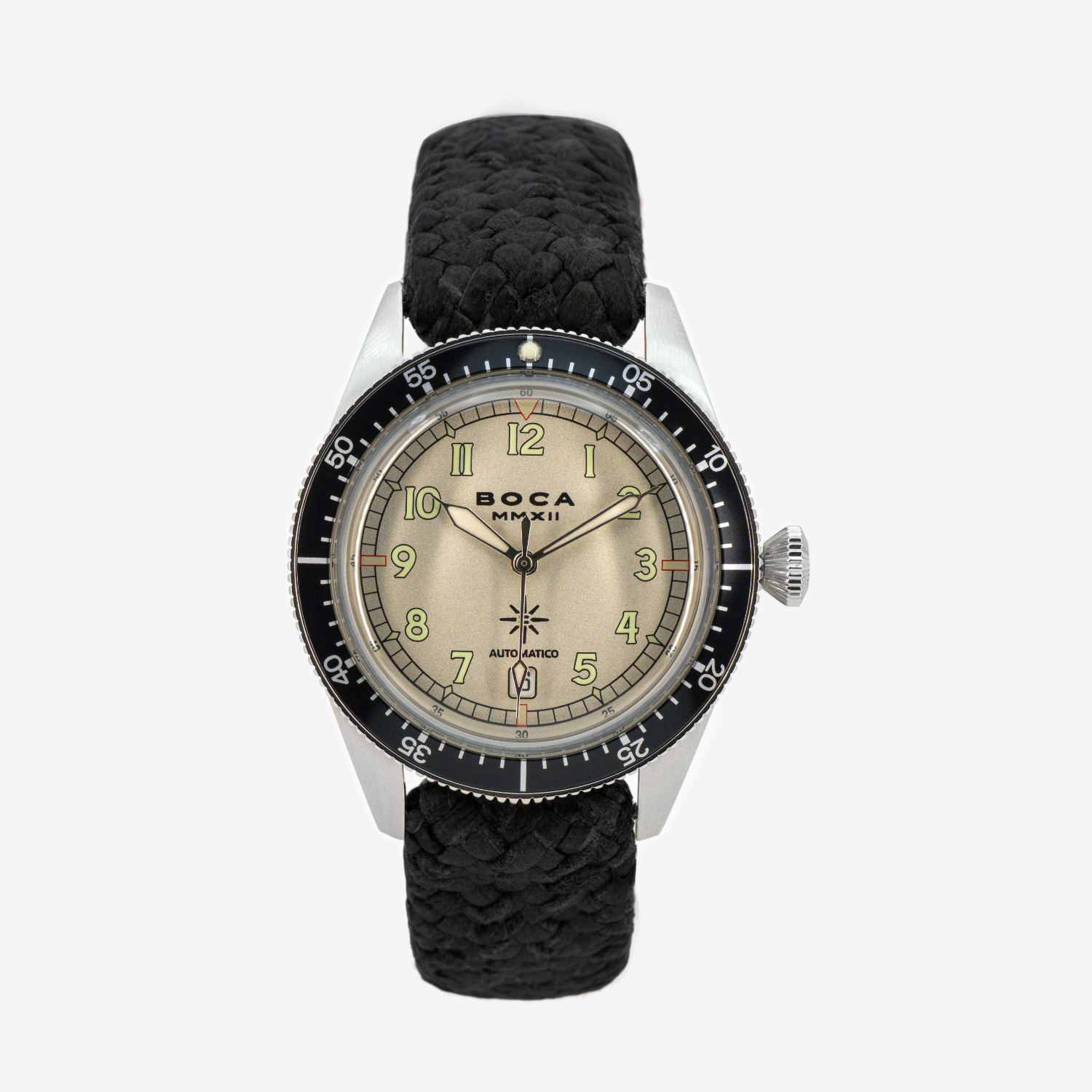 Coiba Automatic Ivory with Black Wristband