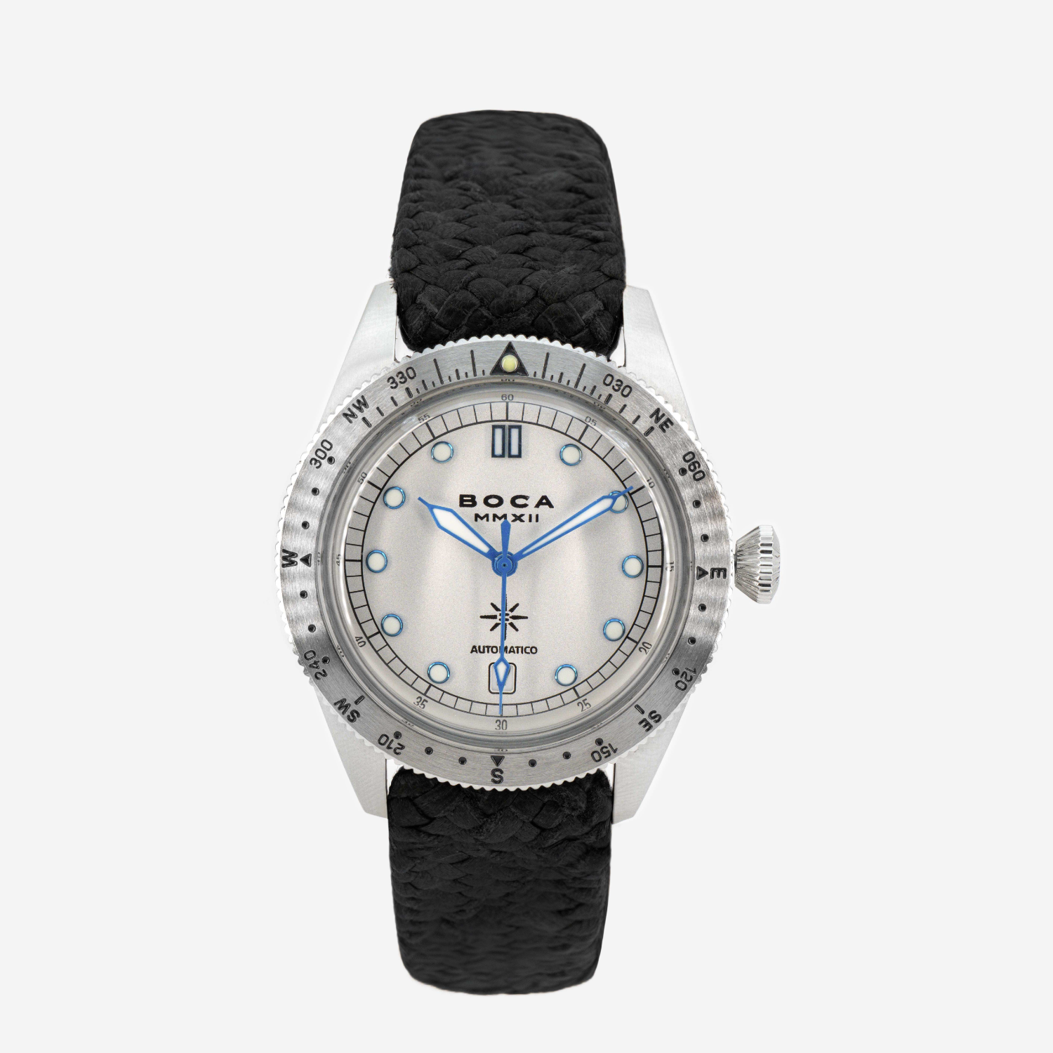 Coiba Automatic White with Black Wristband