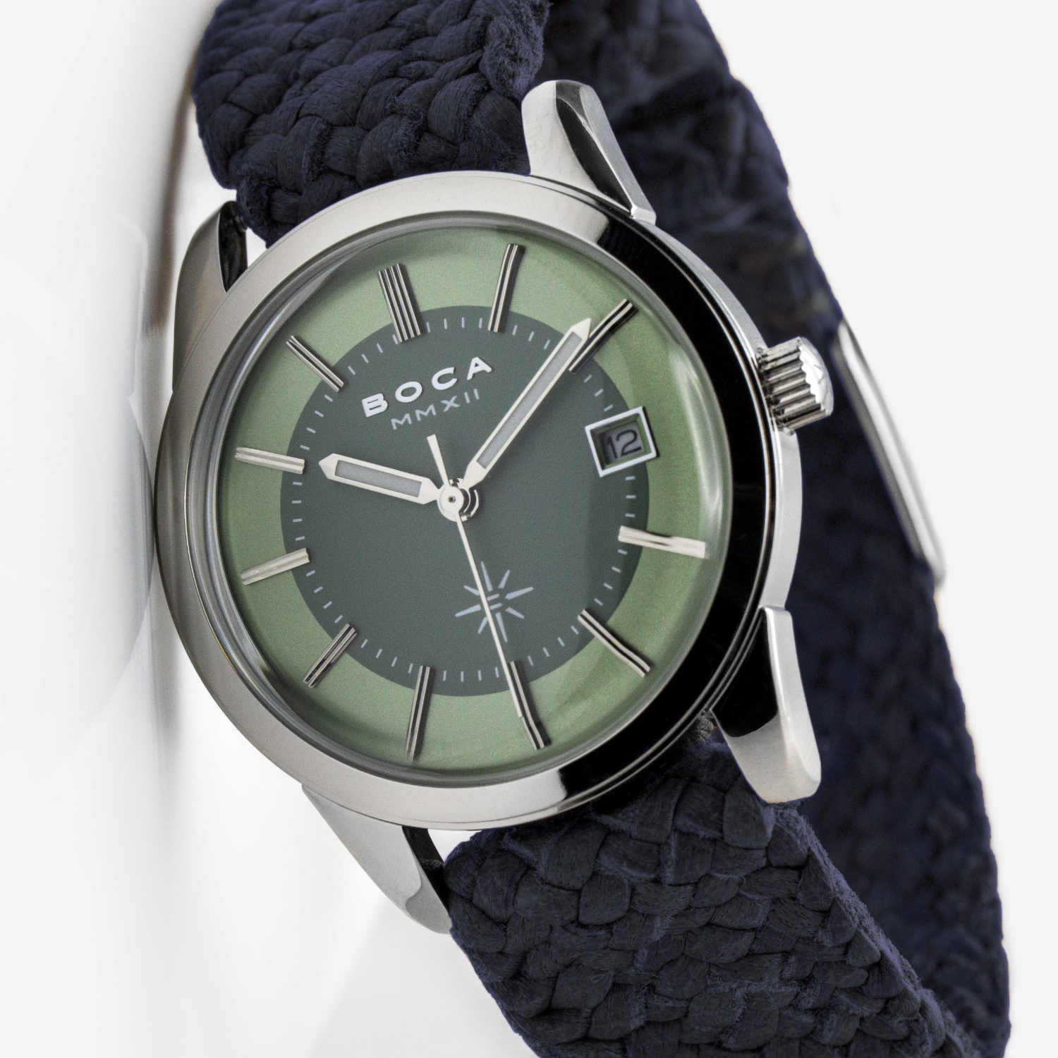 Heritage Sage with Night Blue Wristband