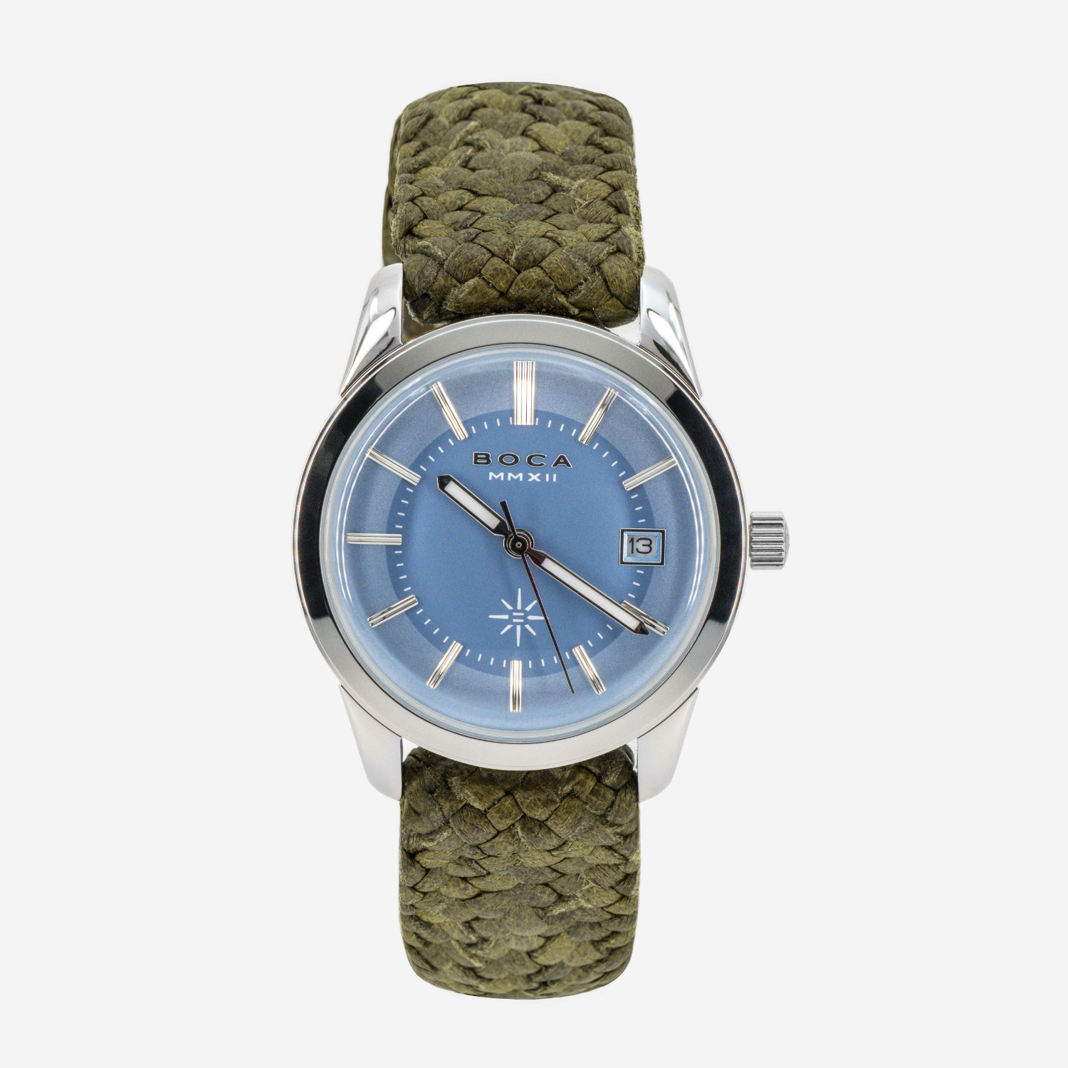 Heritage Light Blue with Olive Wristband