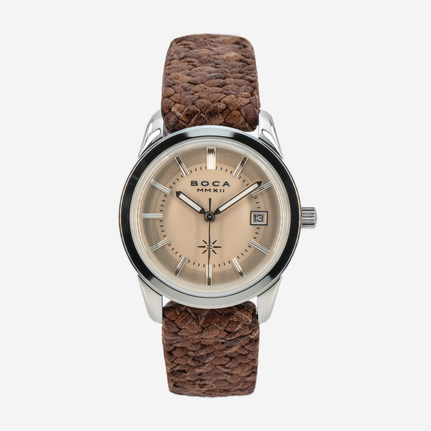 Heritage Ivory with Tobacco Wristband