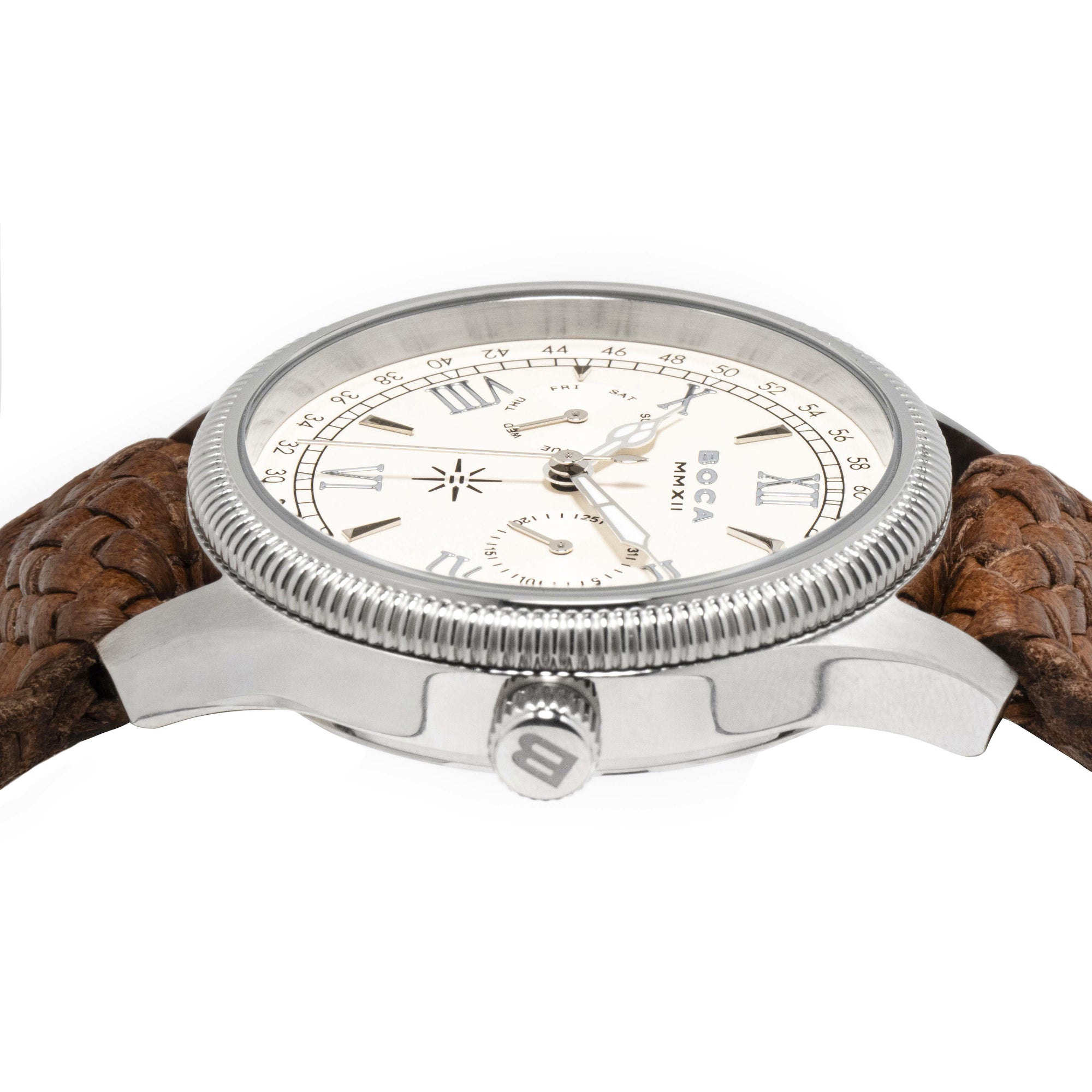 Imperiale Ivory with Tobacco Wristband