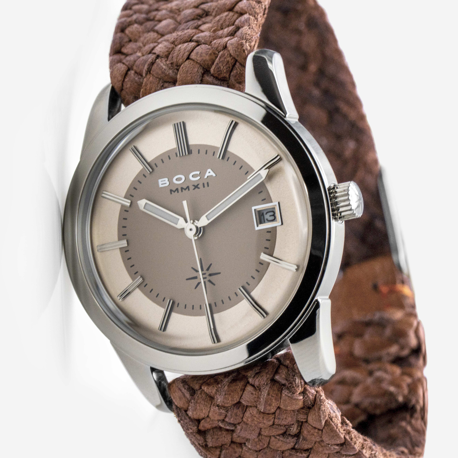 Heritage Ivory with Tobacco Wristband