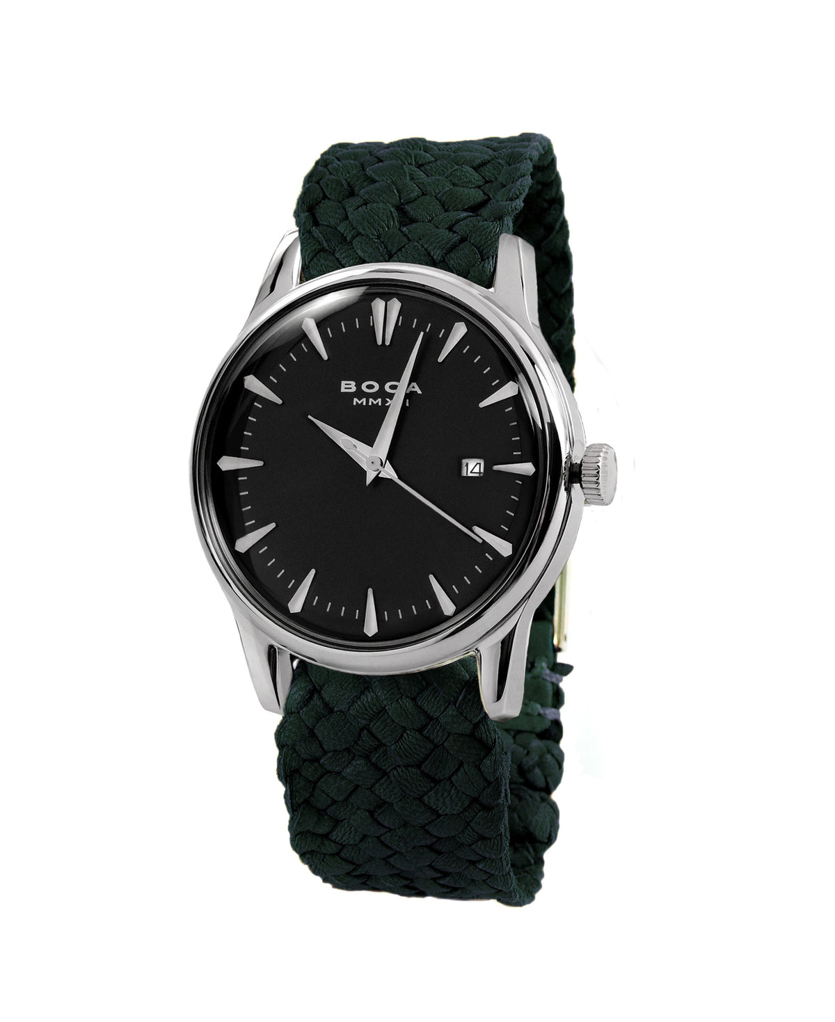 Alfieri Black - Forest Green Wristband - BOCA MMXII - Official website