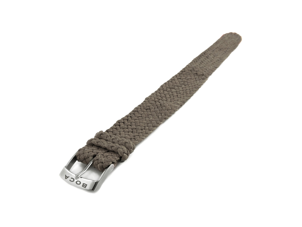 Grey leather watch strap - one piece - - BOCA MMXII - Official website