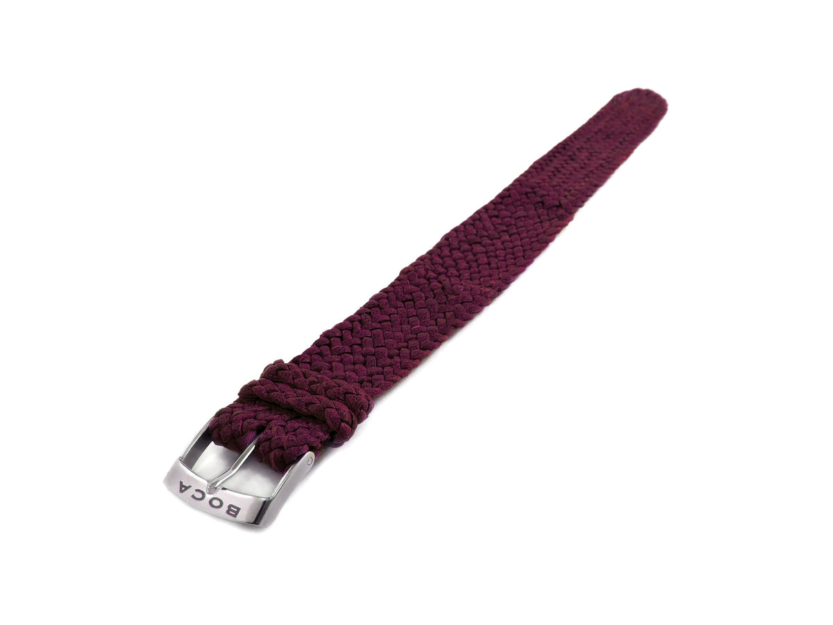 Purple leather watch strap - one piece - - BOCA MMXII - Official website