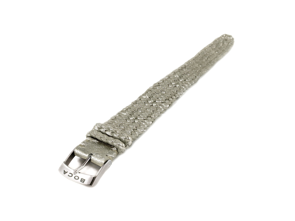 Silver leather watch strap - one piece - - BOCA MMXII - Official website
