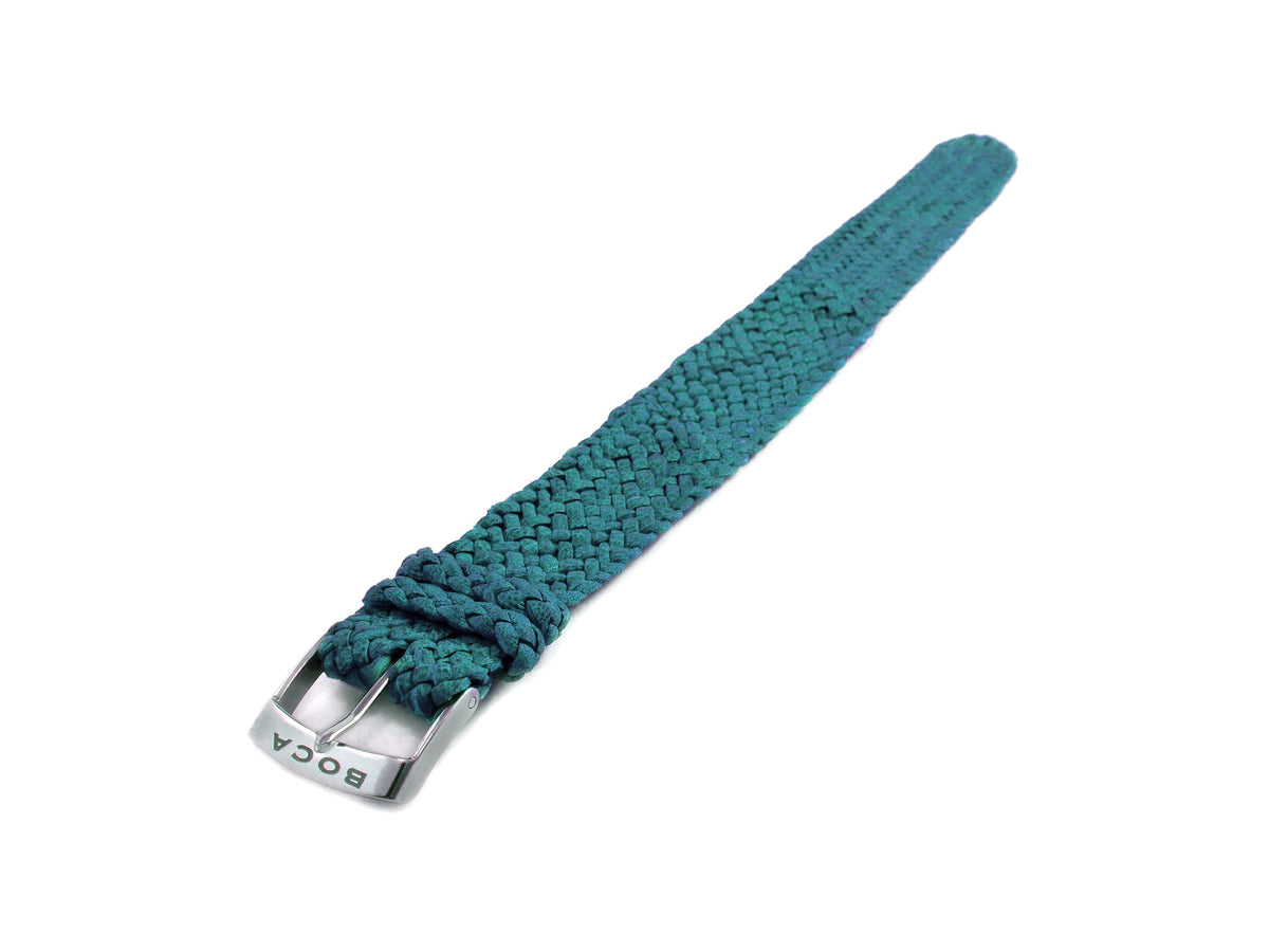 Turquoise leather watch strap - one piece - - BOCA MMXII - Official website