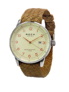 Grand Traveler Beige Beige - Camel Wristband - BOCA MMXII - Official website