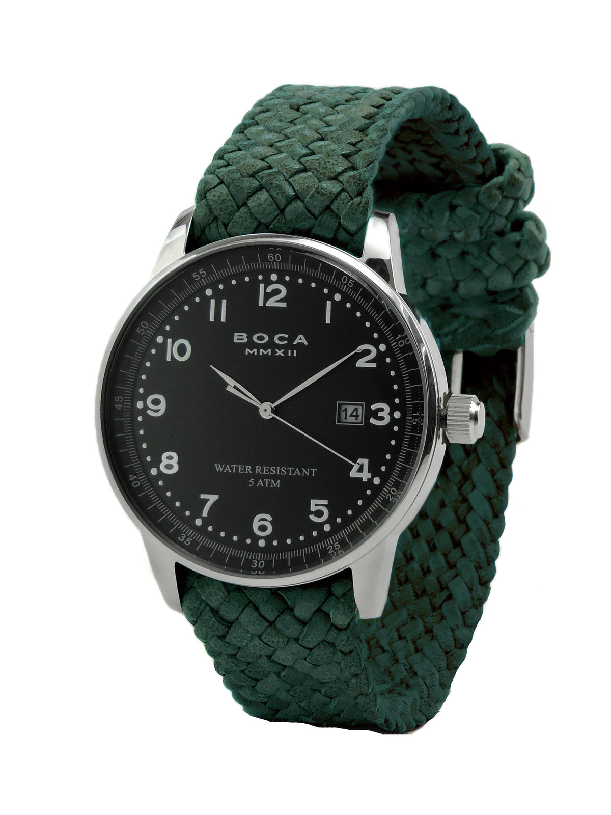 Grand Traveler Black - Forest Green Wristband - BOCA MMXII - Official website