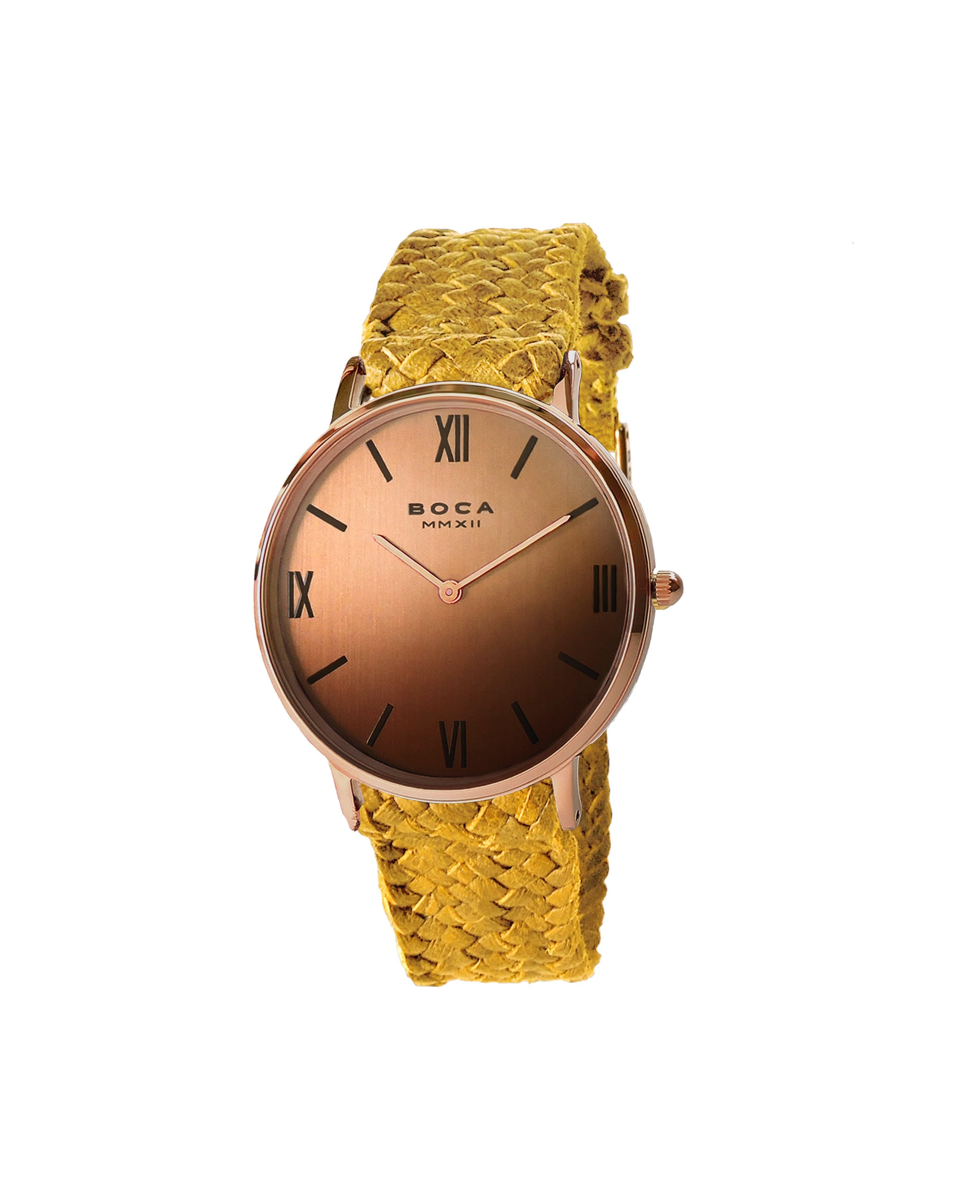 Montalban Large Rose Gold - Camel Wristband