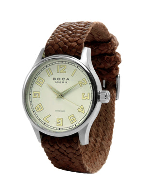 Primero Beige - Brown Wristband - BOCA MMXII - Official website