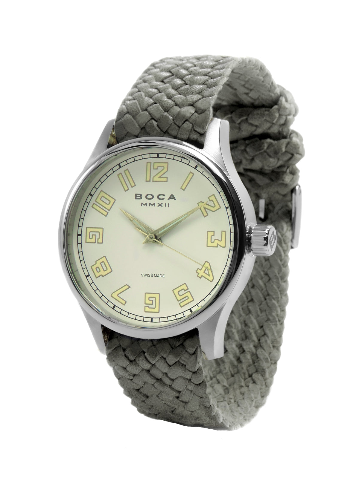 Primero Beige - Grey Wristband - BOCA MMXII - Official website