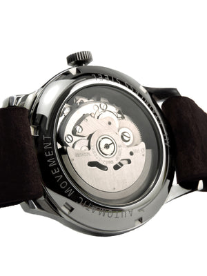 Riviera Black Automatic - Grey Wristband - BOCA MMXII - Official website