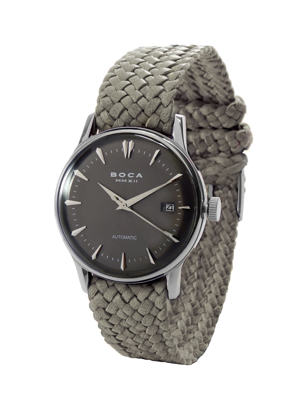 Riviera Black Automatic - Grey Wristband - BOCA MMXII - Official website