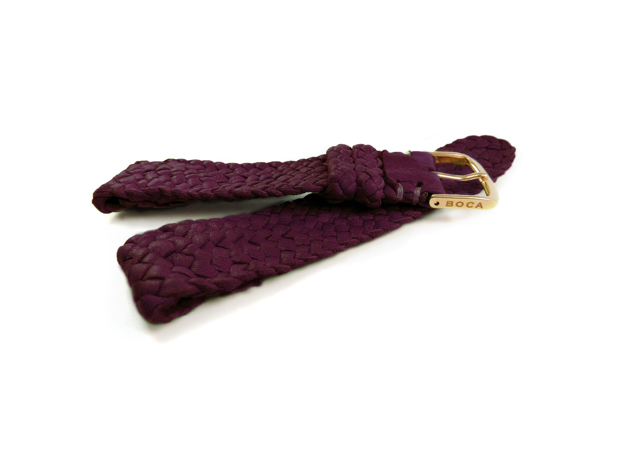 Purple leather watch strap - BOCA MMXII - Official website